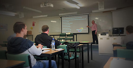 Kevin at Massey University